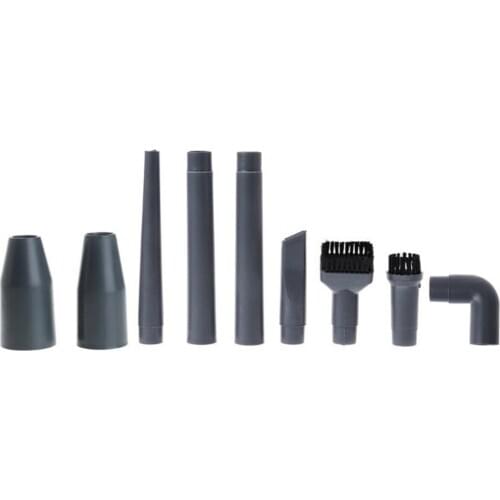 9Pcs/Set Universal Vacuum Cleaner Accessories Multifunctional Corner Brush Set Plastic Nozzle