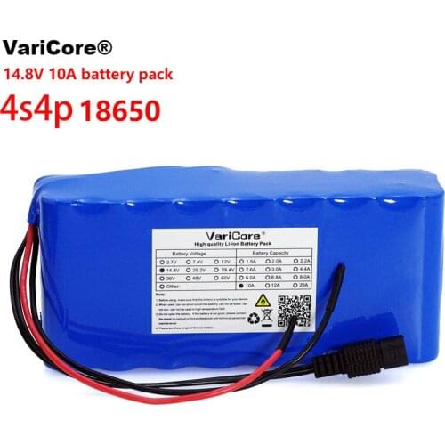 VariCore 14.8V 10Ah 18650 li-iom battery pack night fishing lamp heater miners lamp amplifier battery with 16.8V BMS