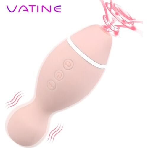 VATINE Sucking Vibrator Clit Sucker Nipple Clitoris Stimulator Sex Toys for Woman Massage Masturbator Adults Product