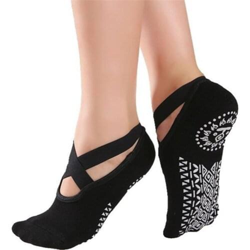 Women Yoga Socks Silicone Pilates Barre Socks Fitness Sport Sock Sports Dance Slippers With Grips For Women Girls Supplies