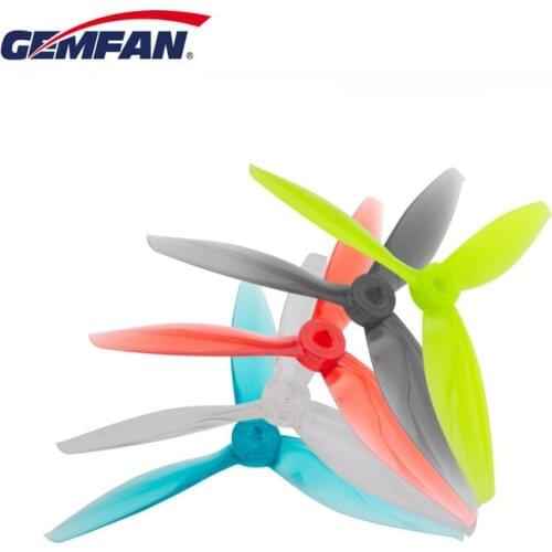 12Pair 24PCS Gemfan Flash 5144 5.1x4.4x3 3-blade 5 Inch PC Propeller CW CCW RC Drone FPV Racing Brushless Motor