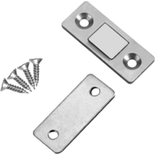 13MA Flat Powerful Door Catches Closer Strong Magnet Catch Latch Stoppers Door Stop for Home Furniture Cabinet Cupboard