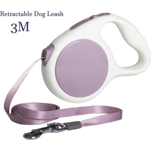 9ft Colorful Retractable Dog Leash Automatic Extending Nylon Dog Leads Leash Retractable For Small Medium Dog Changeable Cover