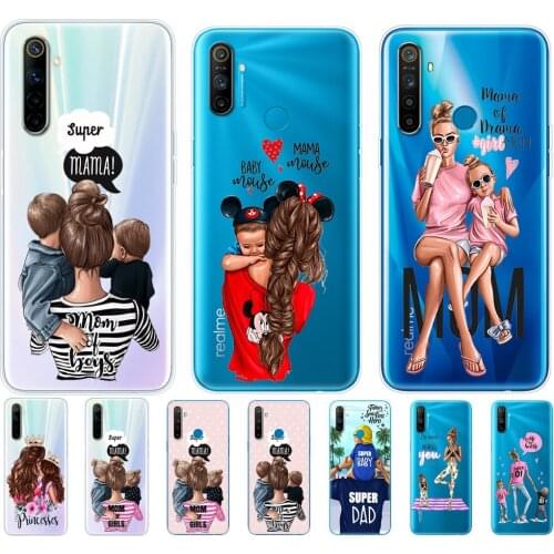 For Realme C3 Case For Realme C15 Case For OPPO Realme C3 C15 C1 C2 5i 6i 6S 6 3 5 X2 Pro XT cover Baby mom Girl and Boy