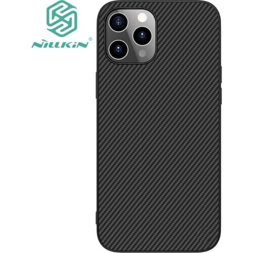 Nillkin Synthetic Carbon Fiber fibre Case For iPhone 12 Pro Max mini Protector Cover Shell For iPhone 12 mini