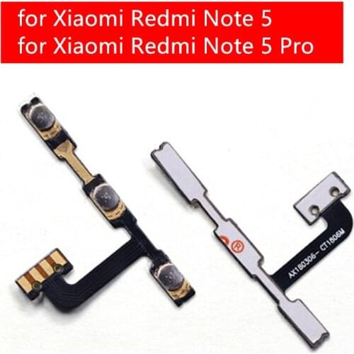 For Xiaomi Redmi Note 5 Power Volume Side Key button Flex Cable Redmi Note5 On Off Switch Flex Cable Replacement Repair Parts