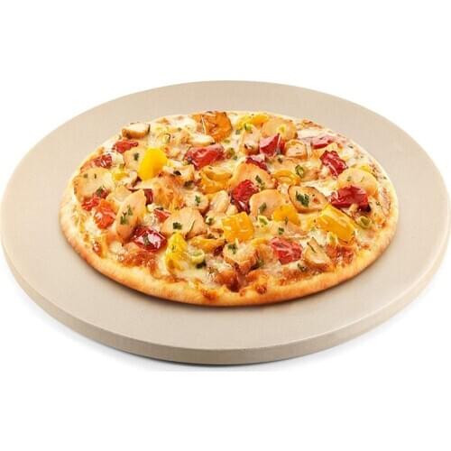 Hot YO-12Inch Ceramic Pizza Stone Pizza Baking Stone/ Pan, Perfect for Grill and Oven - Thermal Resistant, Durable and Safe