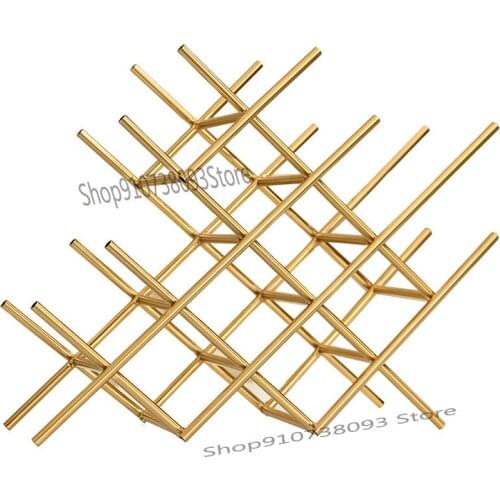 Creative Red Wine Shelf Shelf Living Room Wine Cabinet Household Table Decorations Light Luxury Modern Simple European Ornaments