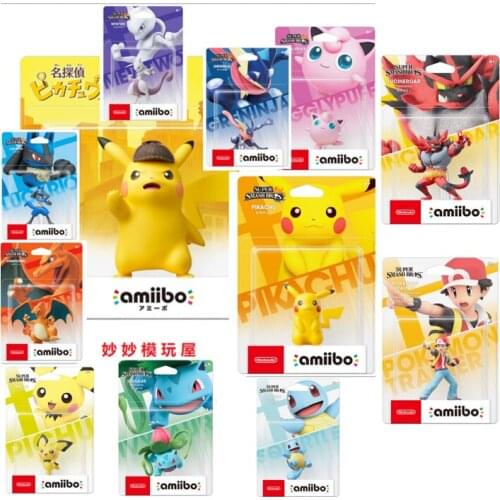 Pokemon Pikachu Mewtwo Greninja Lucario Incineroar Ash Ketchum Pichu Squirtle Ivysaur Cute Action Figure Model Toys