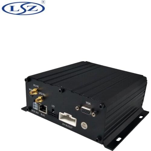 AHD 1080P ADAS+DSM Mobile DVR with 4G GPS 4 cameras for truck real time monitoring