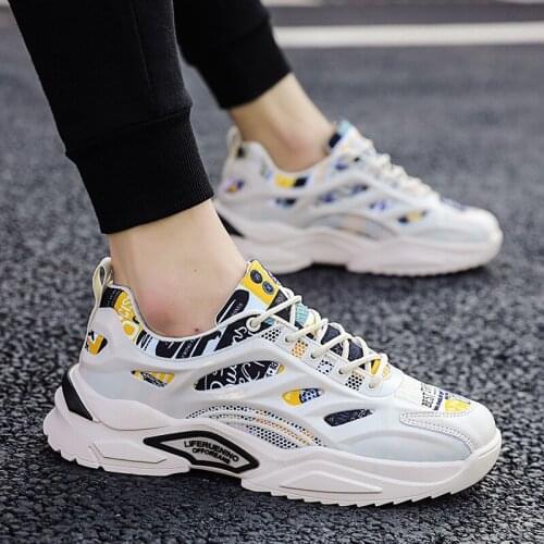 Fashion Men Casual Shoes 2021 Spring Brand Design Mens Sneakers Sports Shoes Man Street Thick Sole Male Shoes Zapatos De Hombre