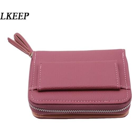 New Short Womens Wallets Multifunction Lady Mini Purse Card Holder Coin Purse Brand Hasp & Zipper 3 Fold Wallet With Tassel