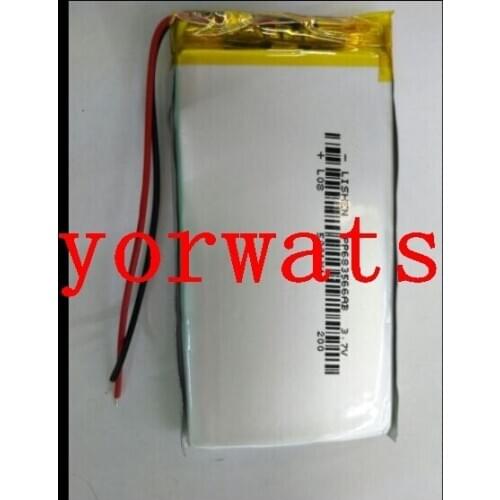 New Hot A Rechargeable Li-ion Cell New 3.7V lithium ion battery 683566 1800mAh PDA game navigator