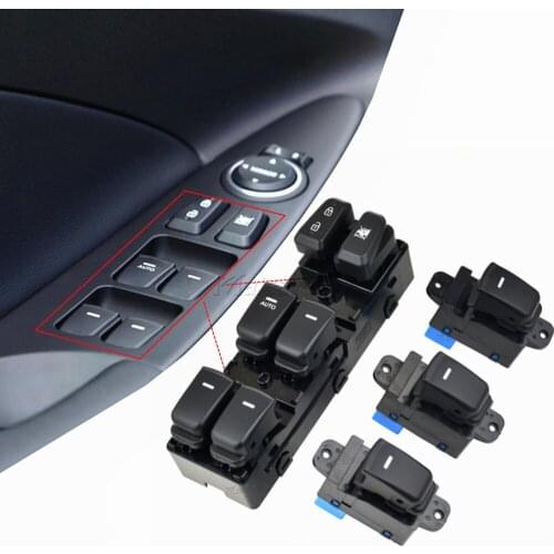 New Power Window Lifter Master Control Switch 93570-3S000 For Hyundai Sonata 2011-2015 Black Beige