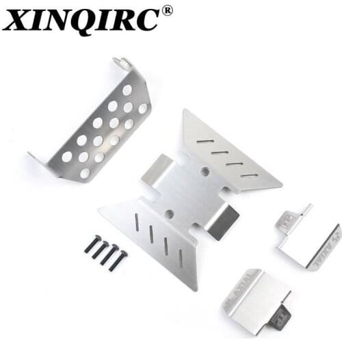 RC car upgrade part 1/10 axial scx10 III chassis armor metal plate chassis armor