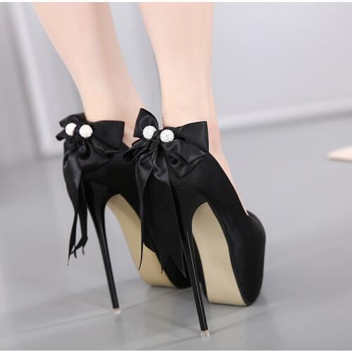 New Autumn Hate Sky High 16cm Super High Heels 2019 Night Field Fine With Waterproof Platform 14 Sexy Sexy Nightclub Female 13