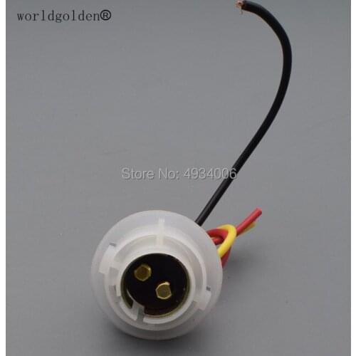 Worldgolden hot sale PLASTIC G18 with three wires socket, G18 with three wires bulb holder,G18 with three wires connector