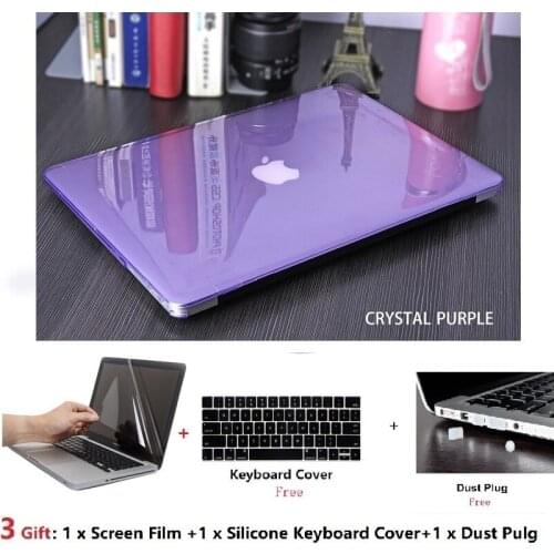 Crystal Laptop Case For Apple Macbook Air Pro Retina 11 12 13 15 16 inch laptop bag, For New Mac book Pro 16 Case A2141+Gift