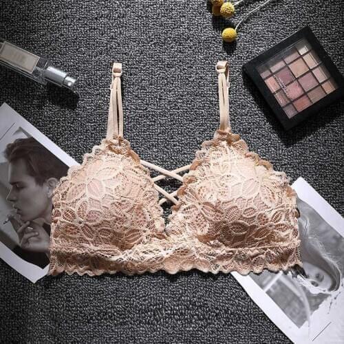 Sexy women Underwear Soft Bra Seamless Lace Bra Womens Wireless Thin Pad Underwear 2020