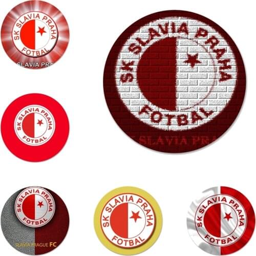 Sk Slavia Praha Czech Republic Badge Brooch Pin Accessories For Clothes Backpack Decoration gift