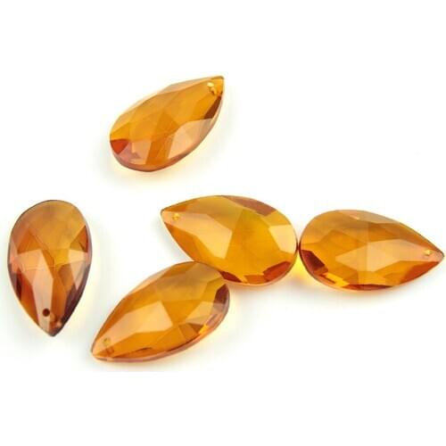 Amber 22mm/38mm/50mm/63mm/76mm Chandelier Glass Spare Parts Pendent Crystal Used Chandelier Lighting