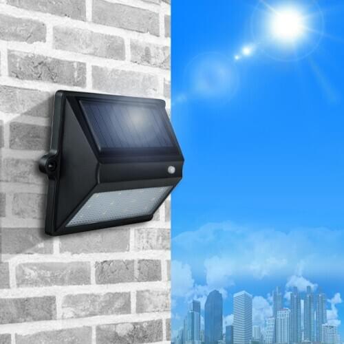 Solar Street Lights Outdoor Waterproof Garden Light 8/12 LEDs Solar Powered Porch Fence Yard Night Security Emergency Lights