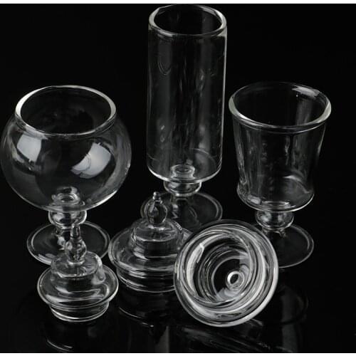 1 x Dollhouse Miniature Glass Candy Jar Simulation Candy Bottle Model Toy 1/12 Scale Pretend Toy For Home Kitchen