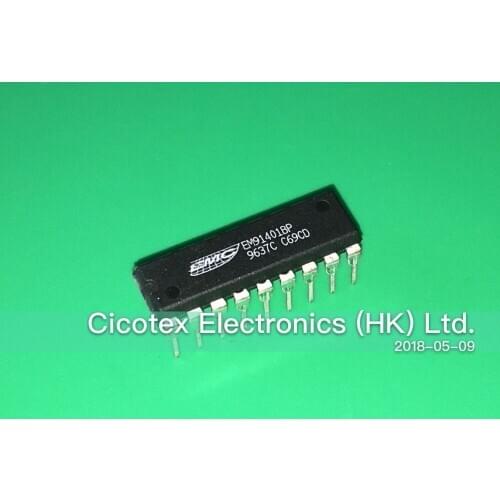 10pcs/lot EM91401BP DIP18 TONE PULSE SWITCHABLE DIALER WITH LCD INTERFACE AND DUAL-TONE MELODY GENERATOR