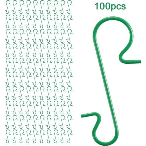 100pcs Christmas Ornaments S Shape Hooks Christmas Tree Decoration Multi Purpose Holders S Shape Hook Dropship