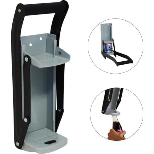 16 Oz Can Crusher Bottle Opener Heavy Duty Metal Wall Mounted Soda Beer Smasher Eco-Friendly Kitchen Supplies