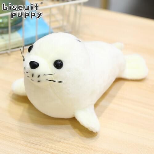 25cm Kawaii Seal Sea Lion Plush Toys Cute Polar Bear Panda Dolls Stuffed Ocean Animals Soft Plush Pillow For Kids Girl Gift