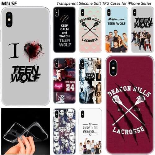Hot Awesome Teen Wolf Fashion Silicone Case Cover for Apple iPhones 11 Pro XS Max X XR 7 8 6 6s Plus 5S SE TPU Soft Phone Cases