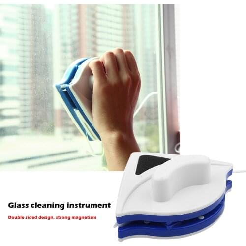 Home Double Sided Magnetic Window Glass Surface Cleaner Magnets Brush for Home Wizard Wiper Cleaning Tools 3-8mm Thickness
