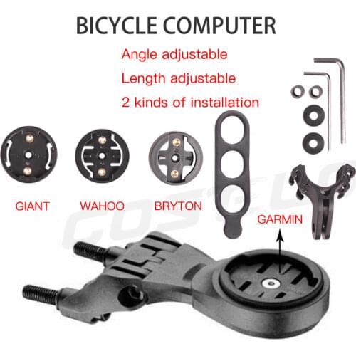 2021 New bike handlebar stem computer Mount support for Garmin Bryton wahoo Giant GoPro Light Camera bicycle Mounts Holder