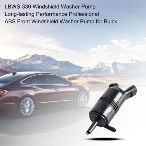 LBWS-330 Windshield Washer Pump Long-lasting Performance Professional ABS Front Windshield Washer Pump for Buick
