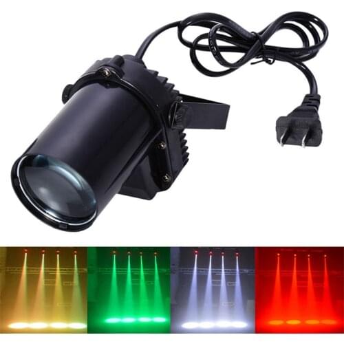 Mini Beam Pinspot Light 5W LED Spotlight Mirror Disco Ball Pinspot Lighting Wedding Party KTV Bar Decorative Stage Effect Light