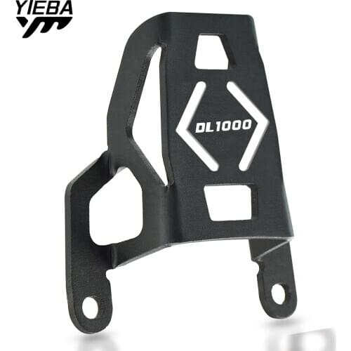 Black Motor Accessories Exhaust Valve Guard Cover Protection For Suzuki VStrom 1000 2015-2019 DL1000 V-Strom 1000 2018 2017 2016