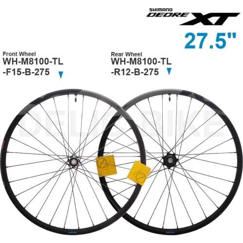 SHIMANO DEORE XT M8100 27.5" Wheel Groupset include 110x15 mm Thru Axle Front Wheel and 148x12 mm Thru Axle Rear Wheel origin