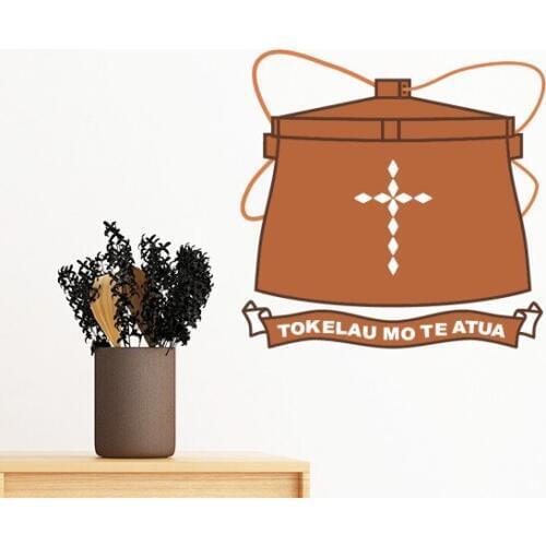 Tokelau Oceania National Emblem Removable Wall Sticker Art Decals Mural DIY Wallpaper for Room Decal