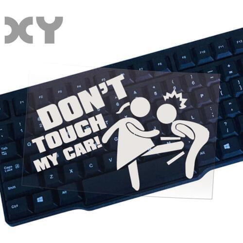 Don't Touch My Car Styling Funny Truck Auto Sticker Vinyl Decals Waterproof Motorcycle Drop Shipping