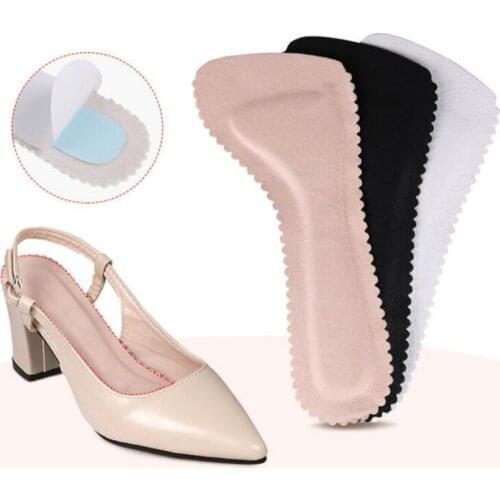 Anti-Slip Inserts Pads for Shoes Women High Heels Sandals Slippers Gel Insoles Flat Feet Arch Support Massage Insole Foot Care