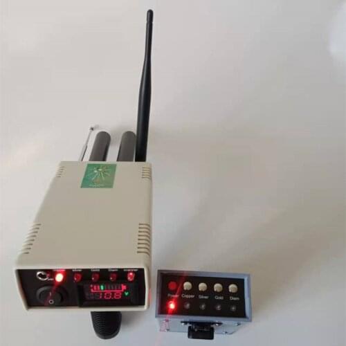 Upgraded version of remote metal detector AKS gold, silver, copper and gemstone underground search machine