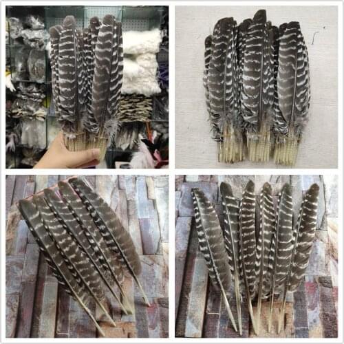 Wholesale 100pcs Beautiful Natural Turkey Feathers 10-14inches/25-35cm DIY Jewelry Craft Making Home Decoration
