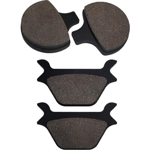 Yerbay Motorcycle Parts Front and Rear Brake Pads For Harley Davidson Sportster Softail Series All Models 1988-1999