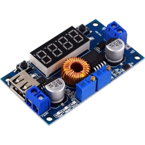 Step Down Buck Module 5A Constant Voltage Constant Current Charging Board LED Power Bank Converter Charger Lithium Battery