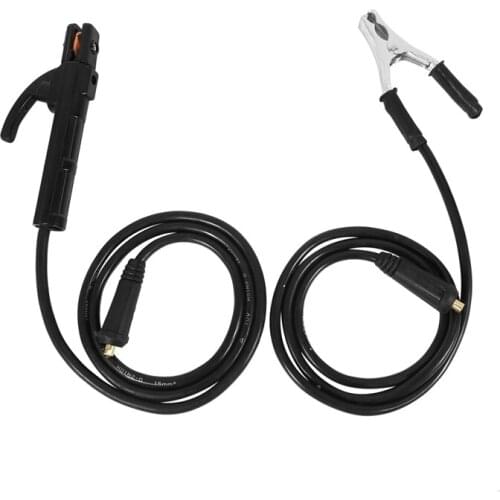 Professional 300A Ground Welding Earth Clamp Clip Set for Mig Tig ARC Welding Machine 1.5M Cable 10-25 Plug Durable
