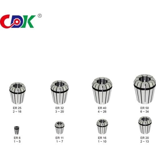 ER8 1-5MM Spring Collet Set For CNC Milling Lathe Tool Engraving Machine Spring Collet Chuck Precision 0.008 ER8 CNC Collets