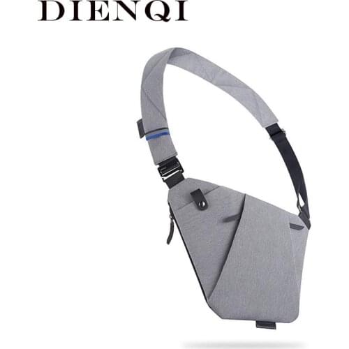 DIENQI Fashion Shoulder Bags for Men Personal Strap Crossbody Anti-theft Sling Bag Male Phone Pocket Cross Body Purses 2021 Sac