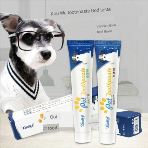 Pet supplies pet dog dog toothpaste toothpaste clean beauty tool cats mouth clean