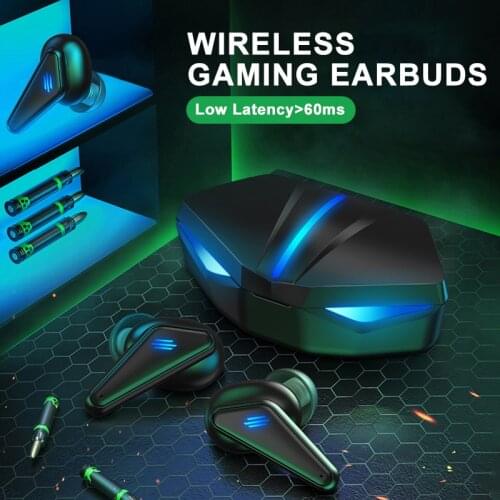 KINGSTAR Gaming Earbuds TWS Wireless Bluetooth Earphones With Microphone HiFi Stereo Sound Positioning PUBG Winner Gamer Headset